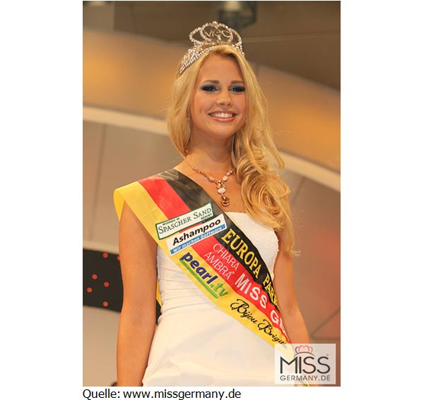 Caroline Noeding aus Hannover ist neue Miss Germany 2013